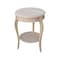 International Concepts Round Cambria  End Table, 18 W, 18 L, 24 in H, Wood, Unfinished OT-18R-18 - alternate 3